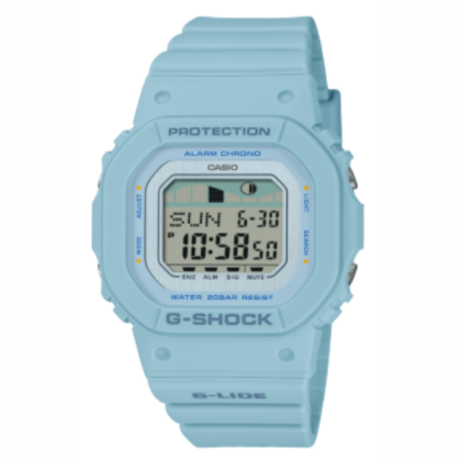 Casio G-Shock G-LIDE GLX-S5600-2 Light Blue Resin Band Digital Women Watch